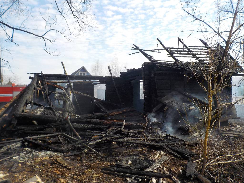 Пожар в Химовском сельсовете
