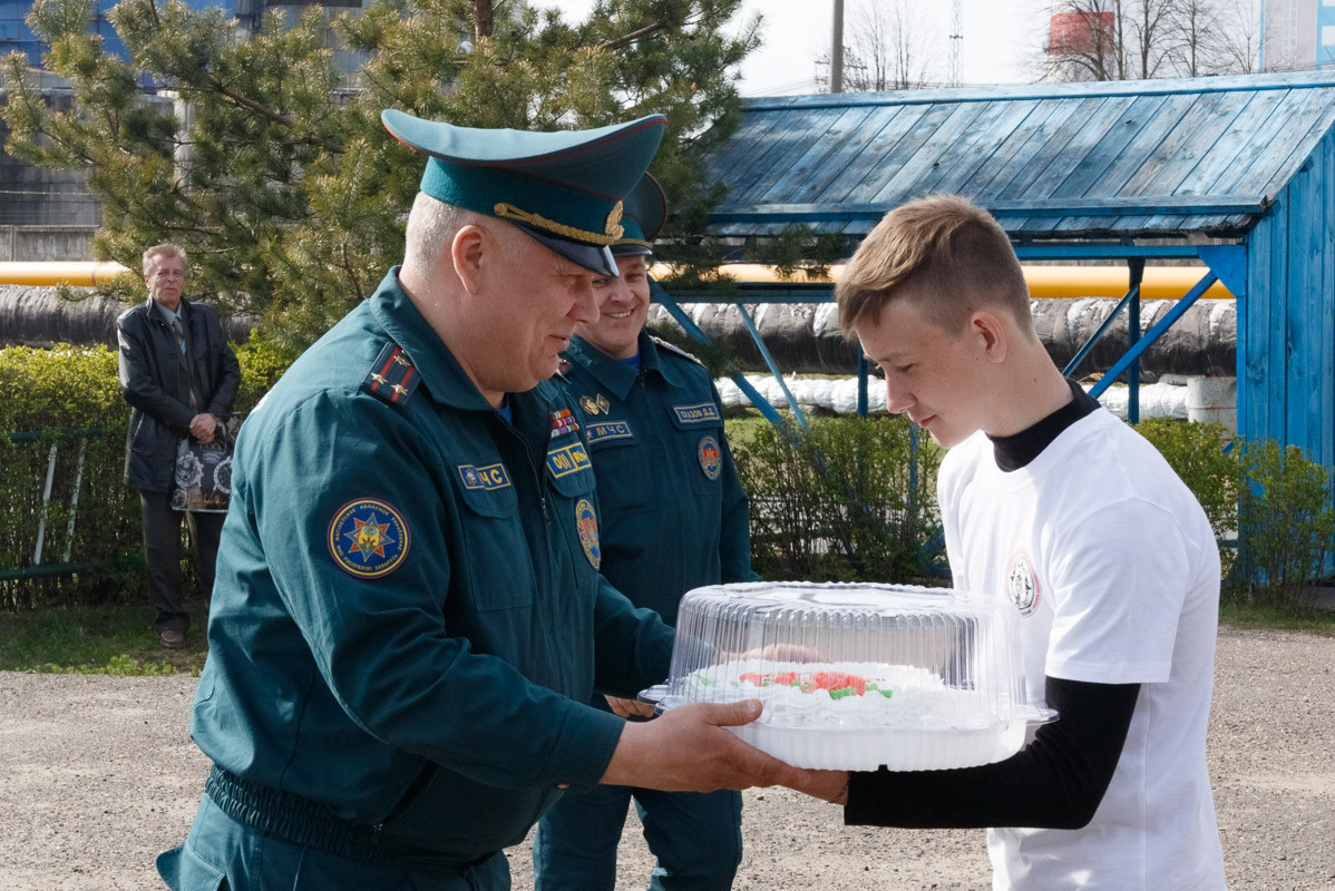 Слет юных спасателей пожарных.  Бобруйск