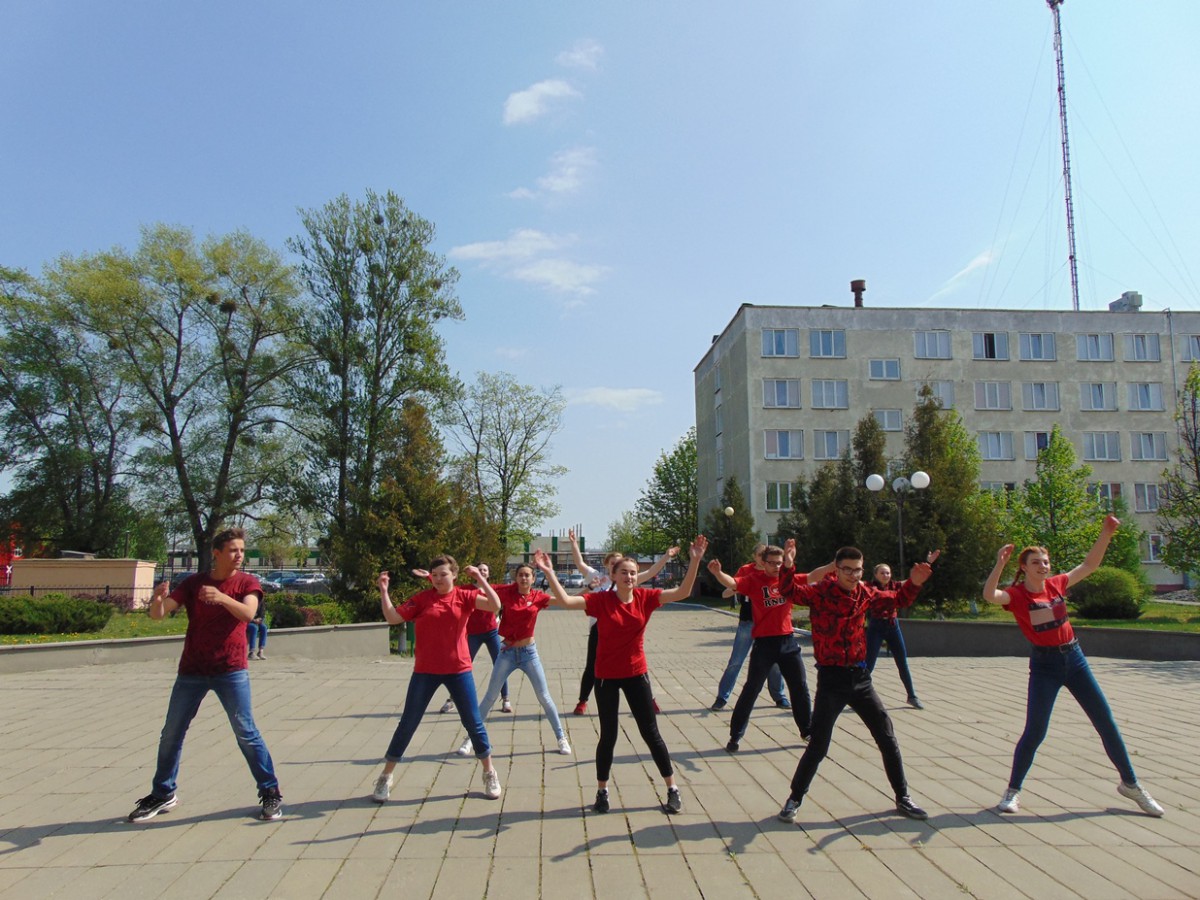 Флешмоб «Танцуй в ритме сердца» прошел в Бобруйске