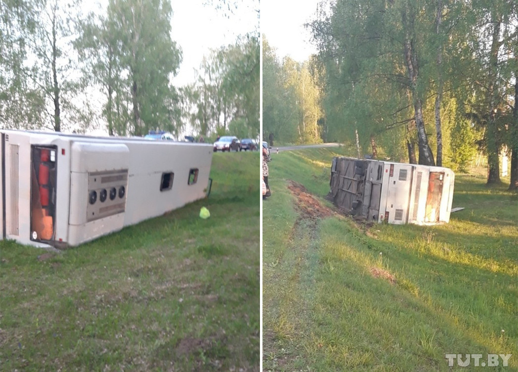 Опрокинулся рейсовый автобус в Кировском районе. Водитель говорит, что виновата косуля Опрокинулся рейсовый автобус в Кировском районе. Водитель говорит, что виновата косуля