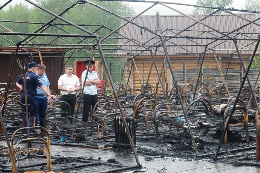 В детском лагере Хабаровского края произошел пожар В детском лагере Хабаровского края произошел пожар