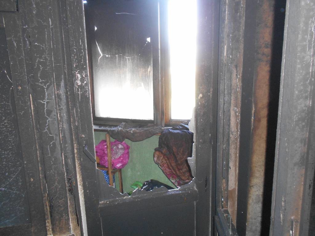 Пожар в квартире на Ульяновской