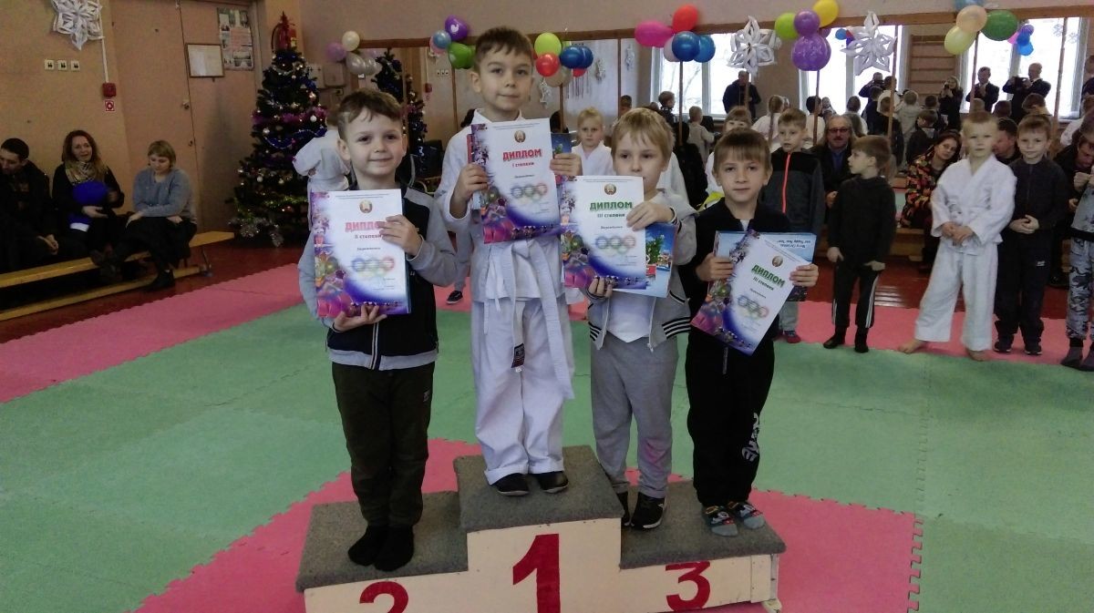 Новогодние соревнования по каратэ прошли в Бобруйске