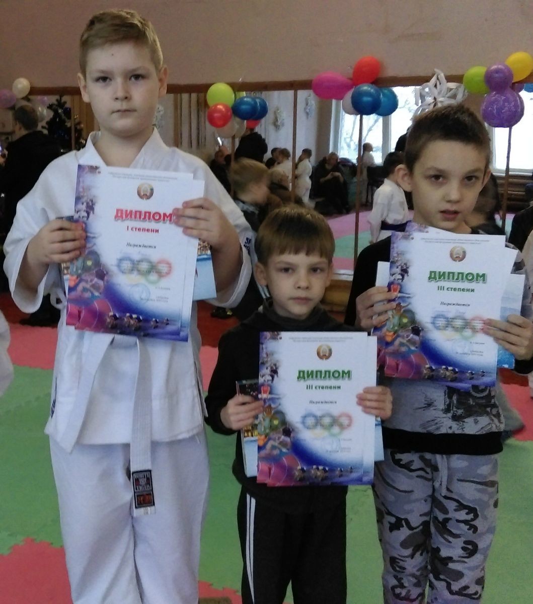 Новогодние соревнования по каратэ прошли в Бобруйске