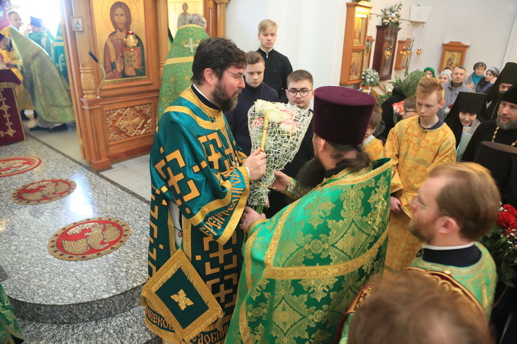 В Бобруйской епархии молитвенно отметили день Ангела правящего Архиерея В Бобруйской епархии молитвенно отметили день Ангела правящего Архиерея