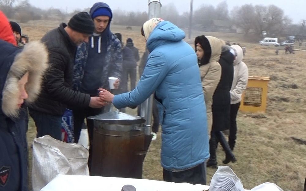 На реке Ола проведен обряд Крещения На реке Ола проведен обряд Крещения