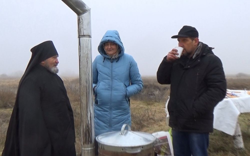 На реке Ола проведен обряд Крещения На реке Ола проведен обряд Крещения