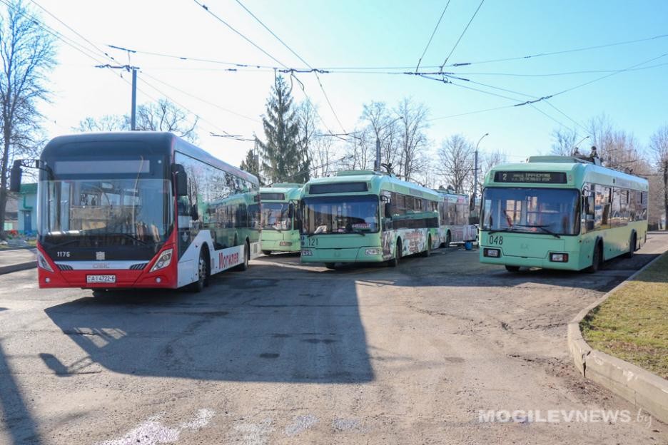 Троллейбусный парк могилев