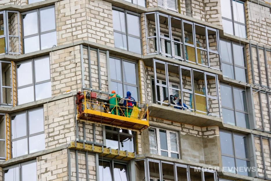 Первый в Беларуси спиральный дом планируют сдать в Могилёве в конце июня Первый в Беларуси спиральный дом планируют сдать в Могилёве в конце июня