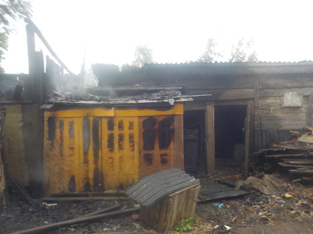 В деревне Новики Бобруйского района горел дом