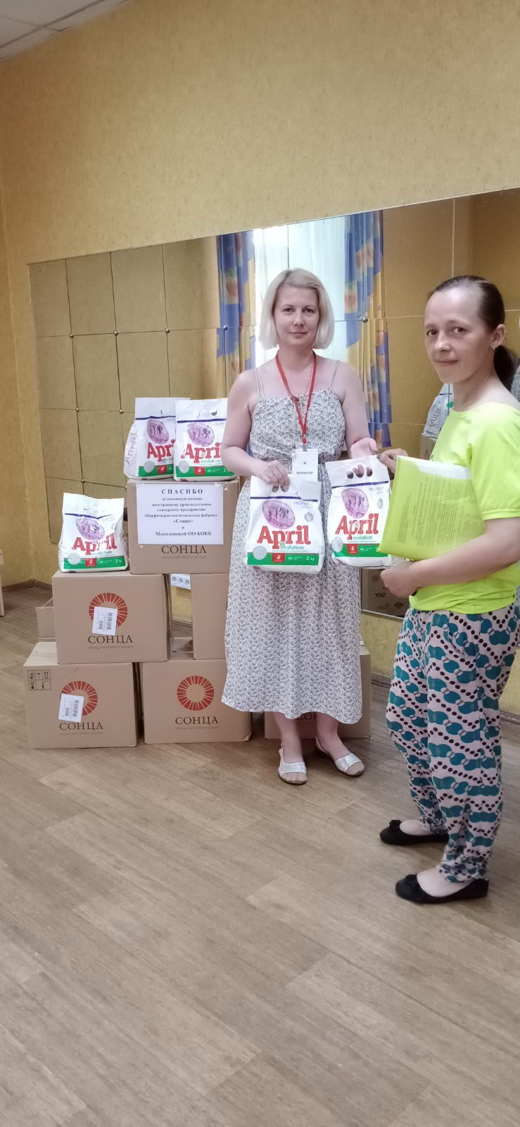 Организации Бобруйска помогли многодетным семьям