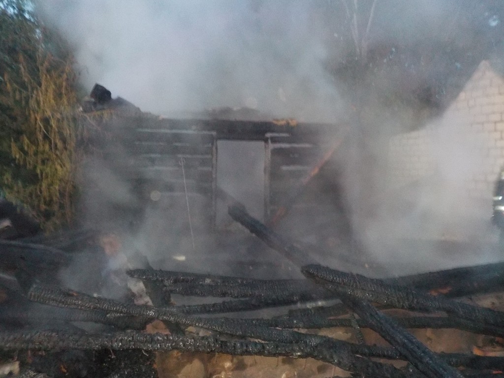 пожар в деревне Бирча