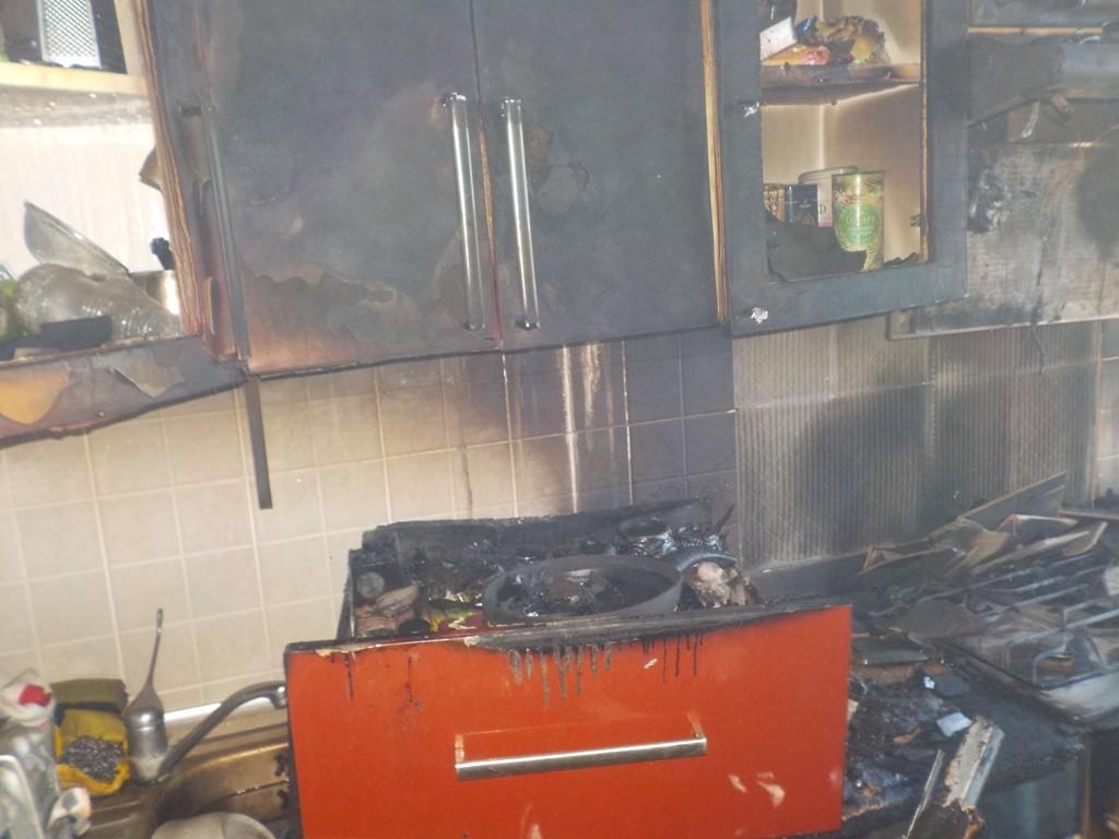 В Бобруйске загорелась квартира, в которой никого не было