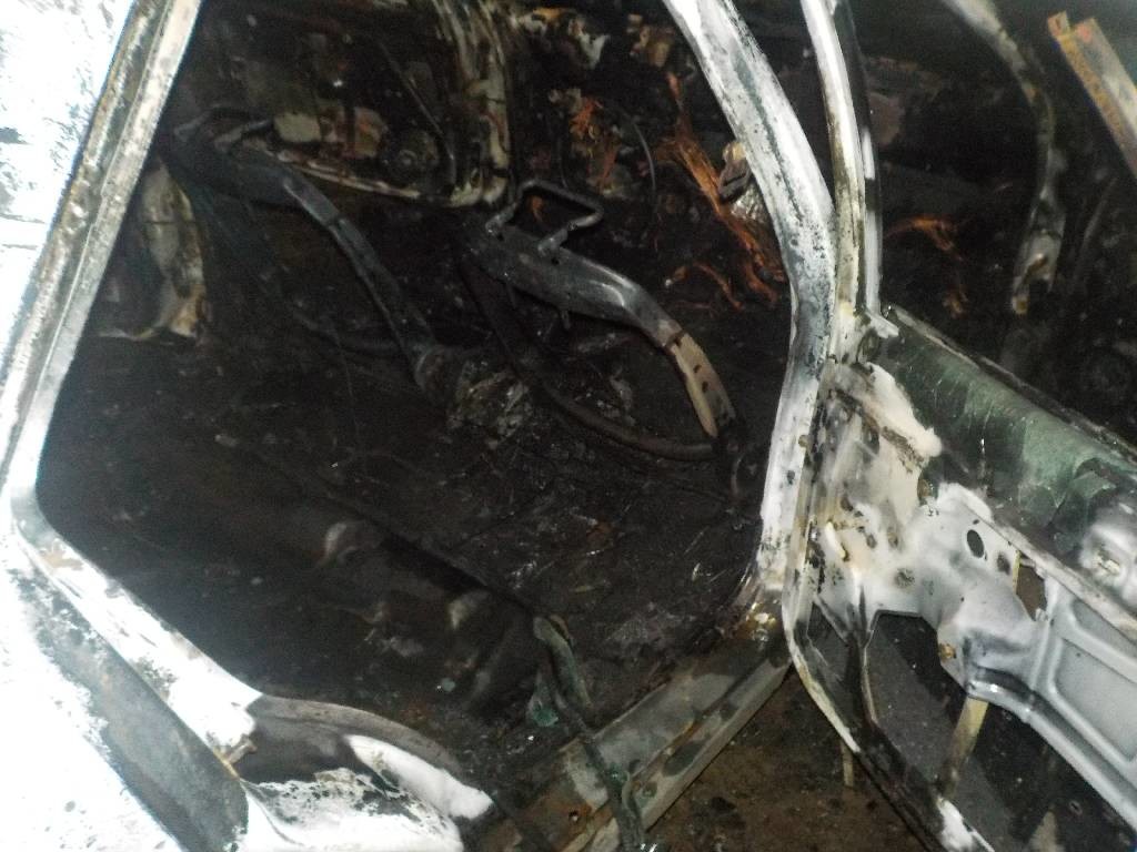В Бобруйском районе сгорел автомобиль