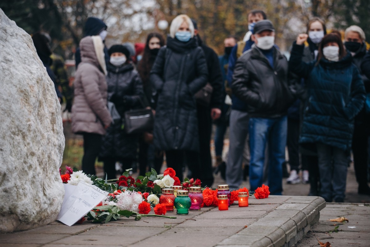 В Бобруйске почтили память Романа Бондаренко В Бобруйске почтили память Романа Бондаренко