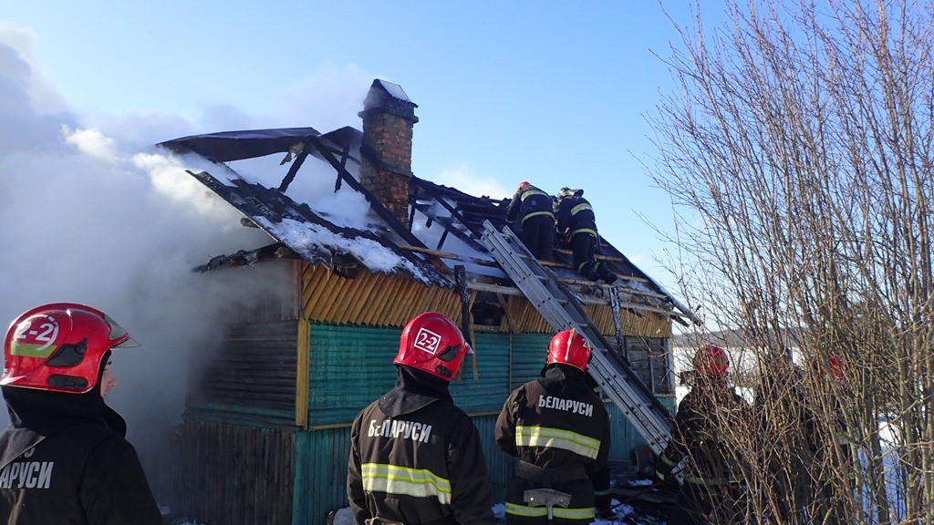В Бобруйском районе на пожаре погибла пенсионерка