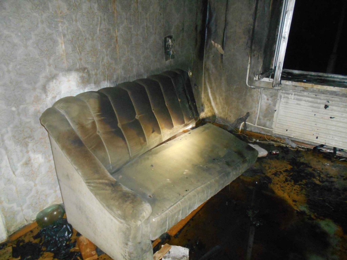 Пожар в общежитии на Володарского. Спасен мужчина