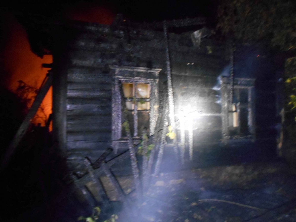 В Гончаровке Бобруйского района ночью горел дом