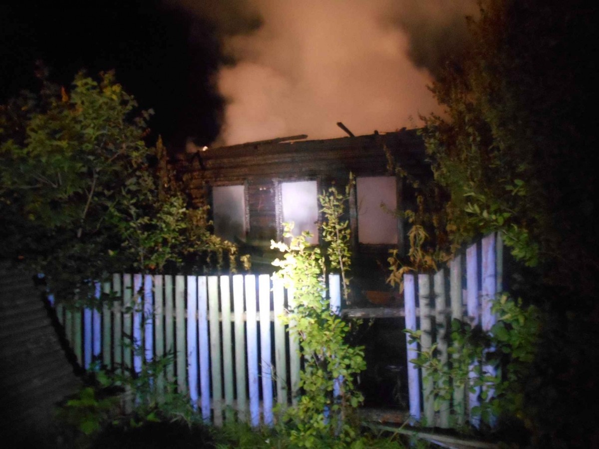 В Бобруйском районе сгорел дом