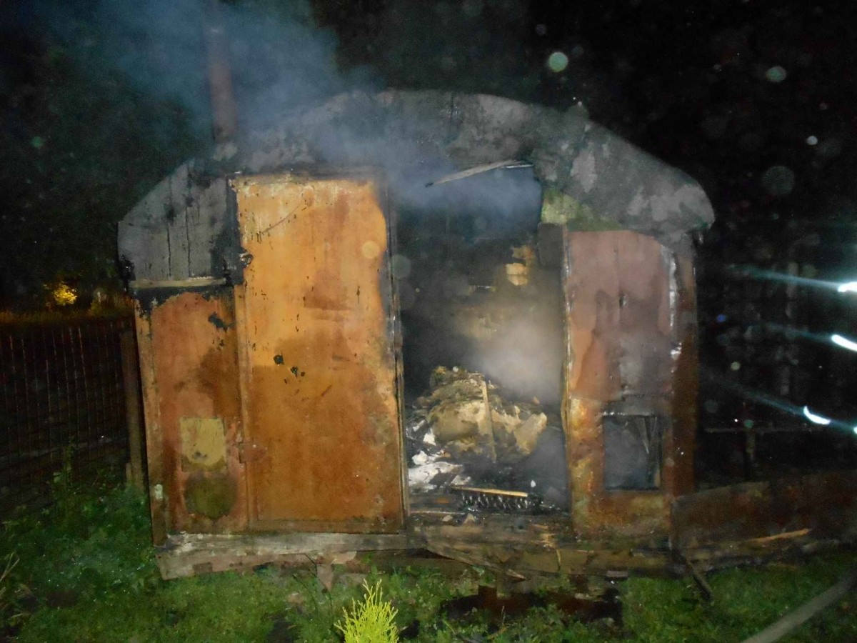 В деревне Околица Бобруйского района горела хозпостройка
