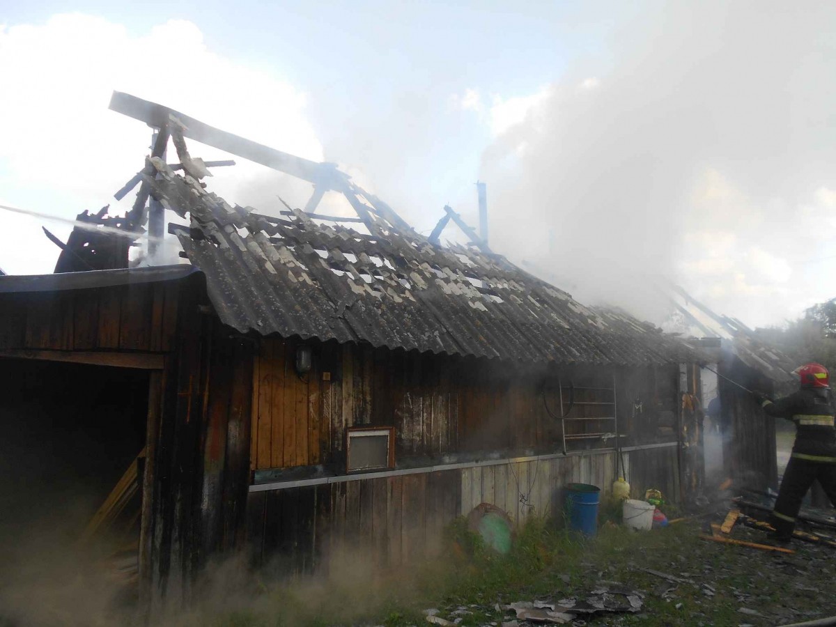 В деревне Сычково Бобруйского района спасатели ликвидировали пожар