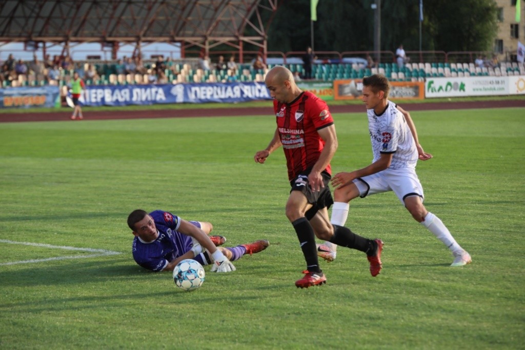Футболисты «Белшины» одержали победу над НФК «Крумкачы» со счетом 1:0