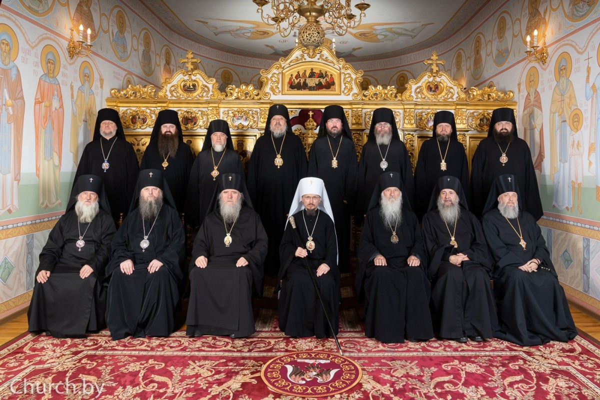 Епископ Бобруйский и Быховский Серафим принял участие в заседании Синода Белорусской Православной Церкви