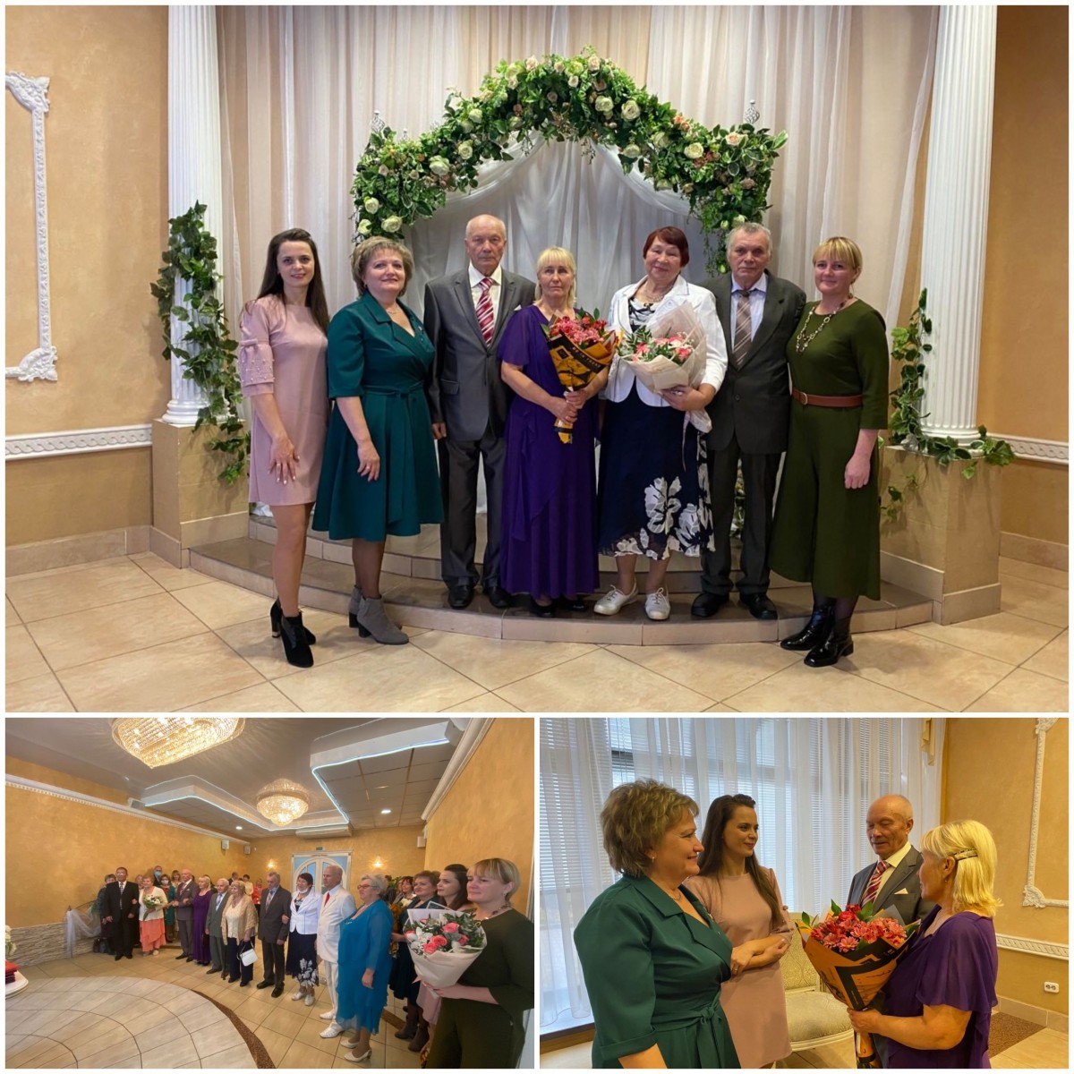 В Бобруйске чествовали семейные пары, прожившие в браке 50 лет