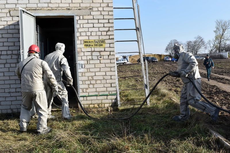 Комплексные учения по предупреждению и ликвидации ЧС прошли в Бобруйском районе