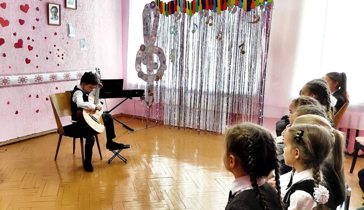 В музыкальных классах поселка Туголица прошел концерт «Люблю цябе, Белая Русь»