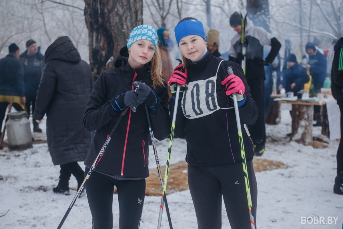 В Киселевичах прошли соревнования по лыжным гонкам среди любителей