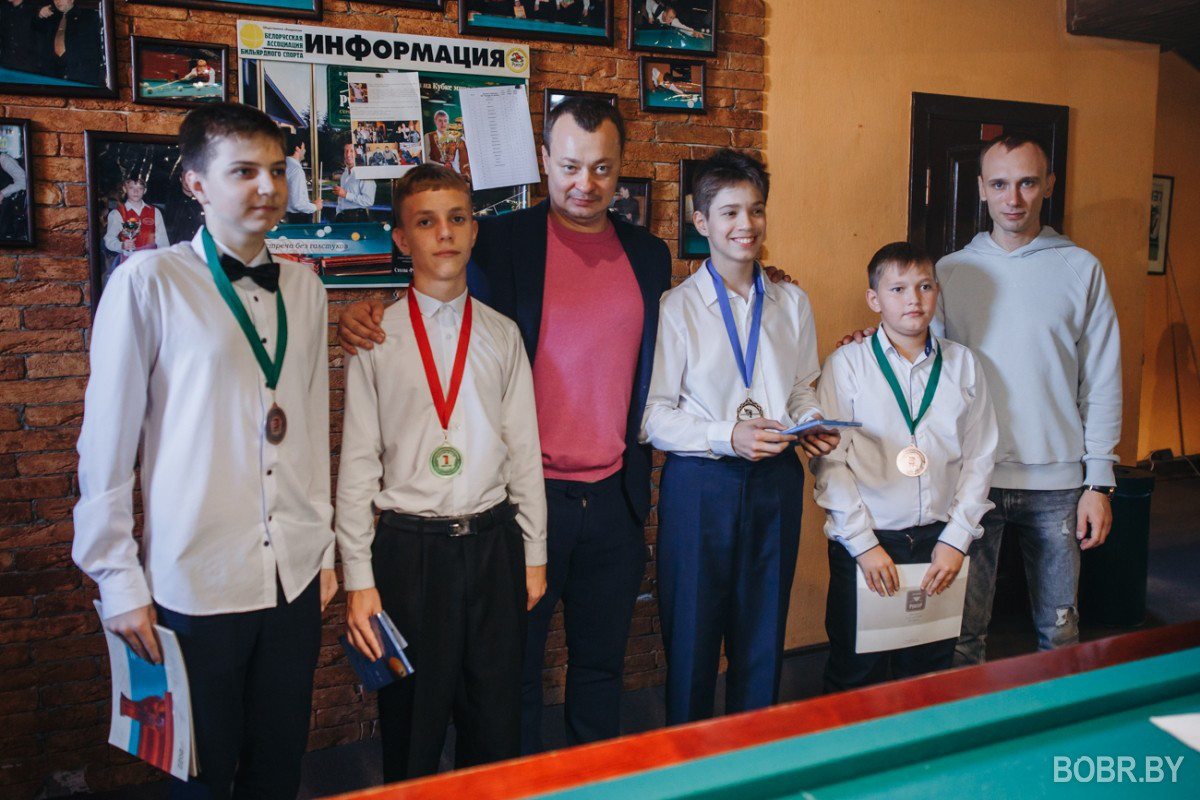 В Бобруйске определили победителей этапа Кубка Беларуси по бильярду