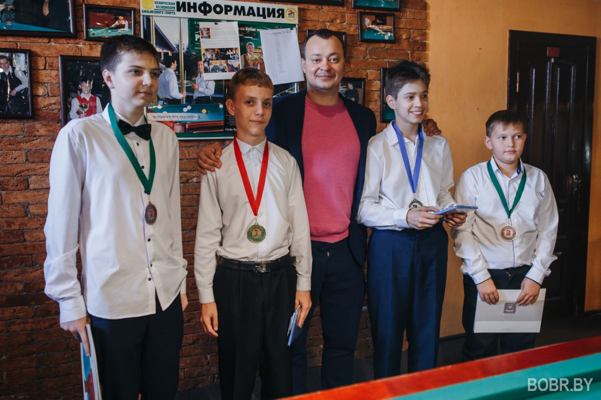 В Бобруйске определили победителей этапа Кубка Беларуси по бильярду