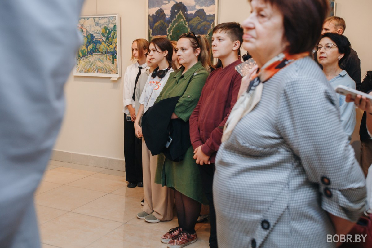 открытие выставки бобруйского художника-живописца Абрама Островского