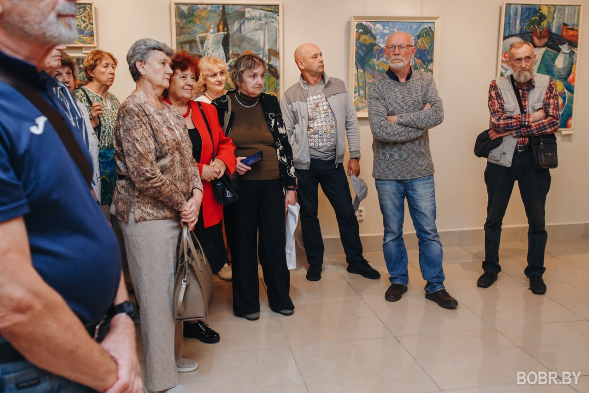 открытие выставки бобруйского художника-живописца Абрама Островского