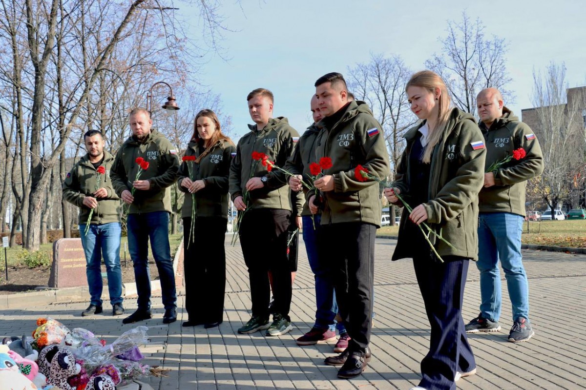 Председатель Молодежного парламента при Бобруйском райсовете депутатов посетила Донецк