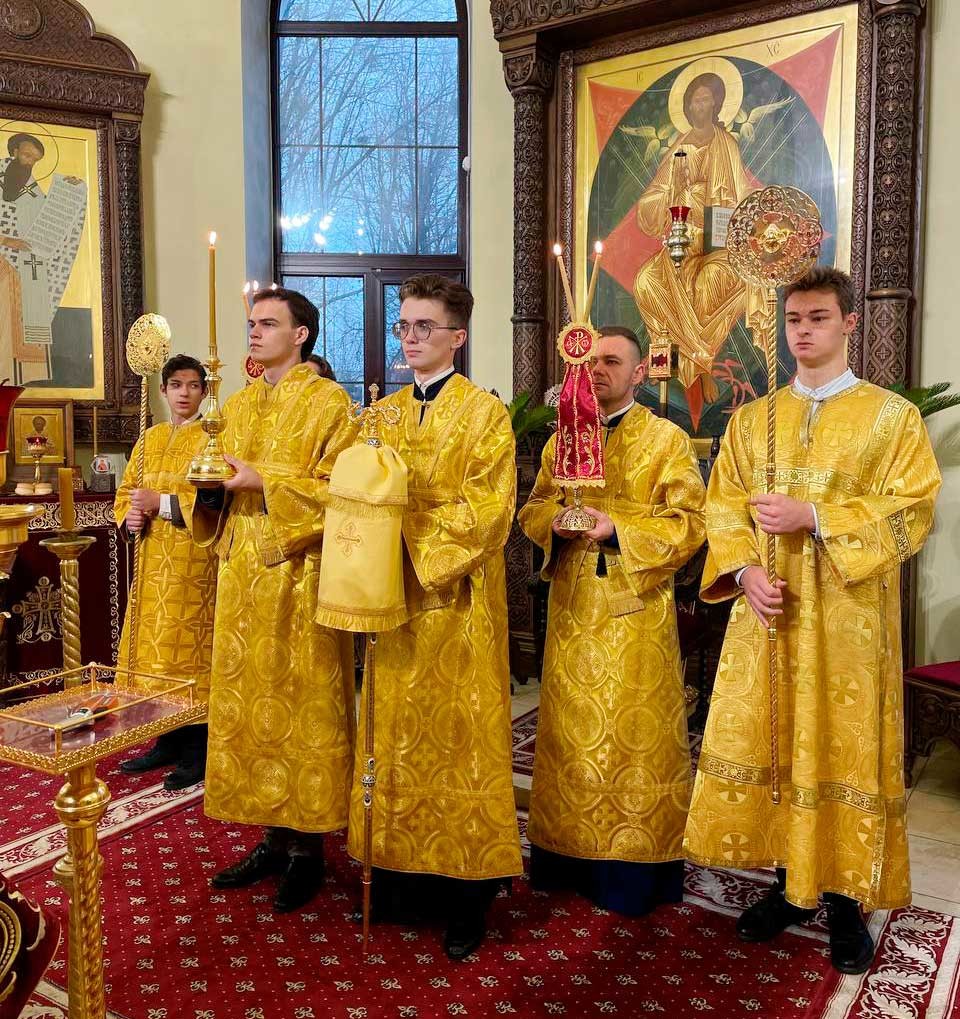 Архиерейское богослужение в Никольском кафедральном соборе г. Бобруйска