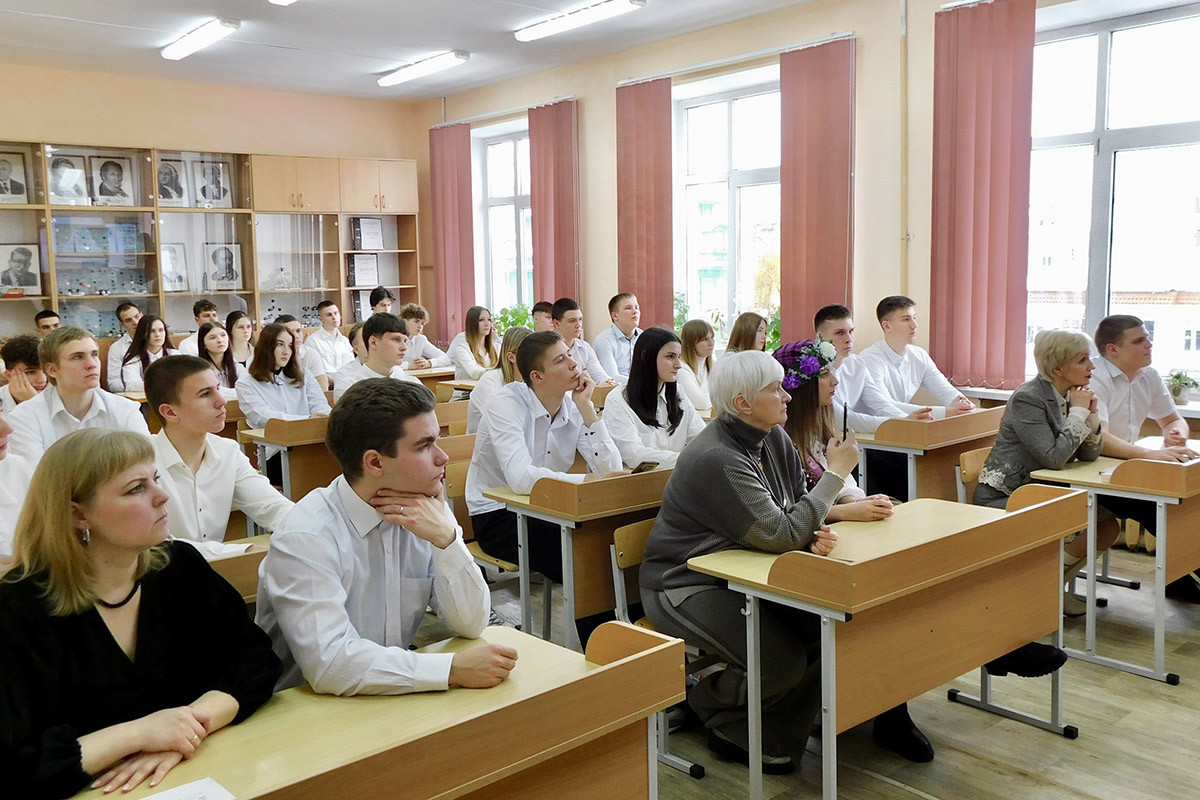 В Бобруйском училище олимпийского резерва прошла встреча молодежи с известным архитектором