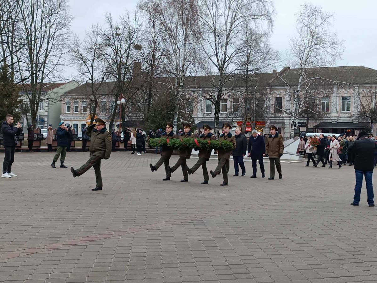 В Бобруйске отметили День защитников Отечества и Вооруженных Сил Республики Беларусь