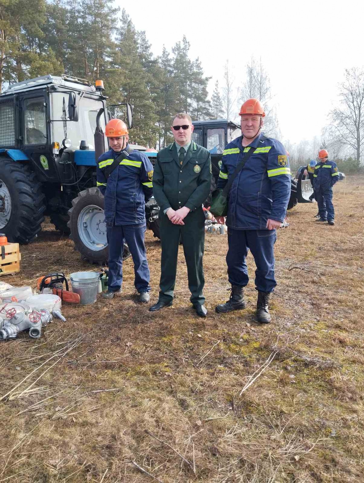 В Бобруйском лесхозе прошел смотр готовности к пожароопасному периоду