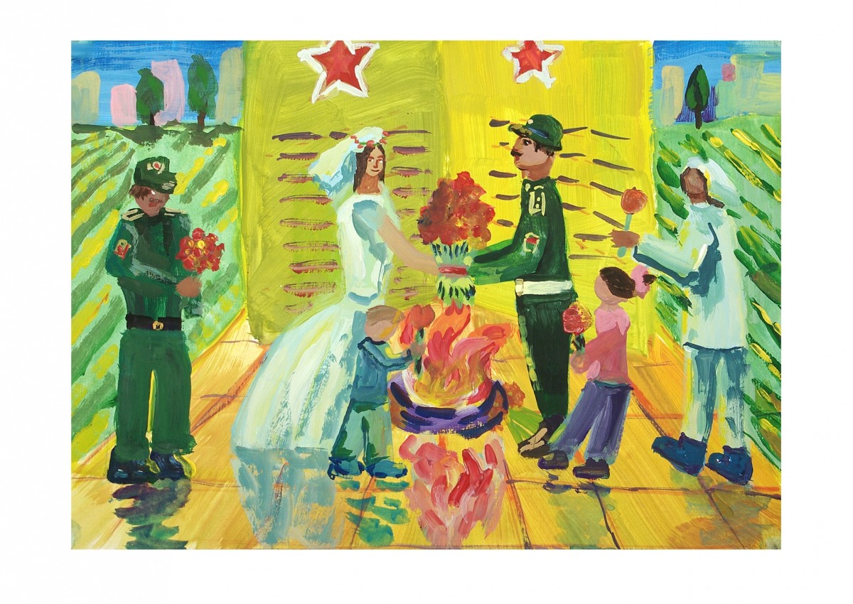 «Наследники Великой Победы» 80-летию освобождения Республики Беларусь – посвящается. Голосуем за лучшие работы юных художников изостудии «Радуга»