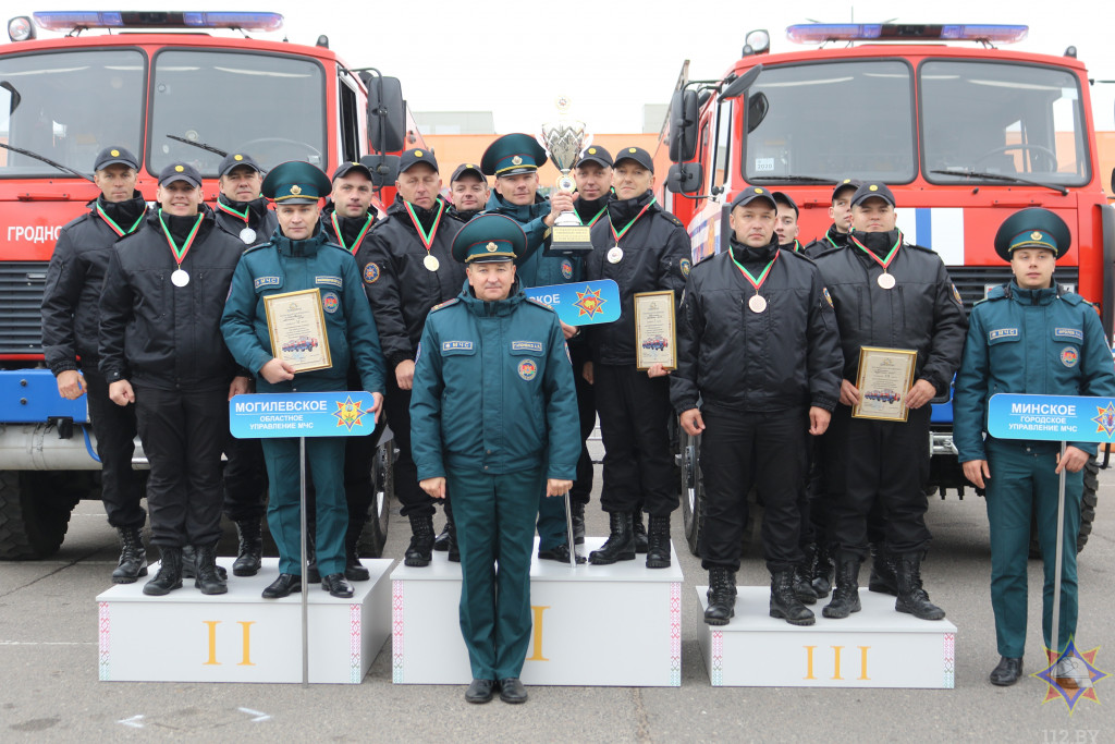 В Гродно завершился республиканский конкурс «Лучший водитель органов и подразделений МЧС».