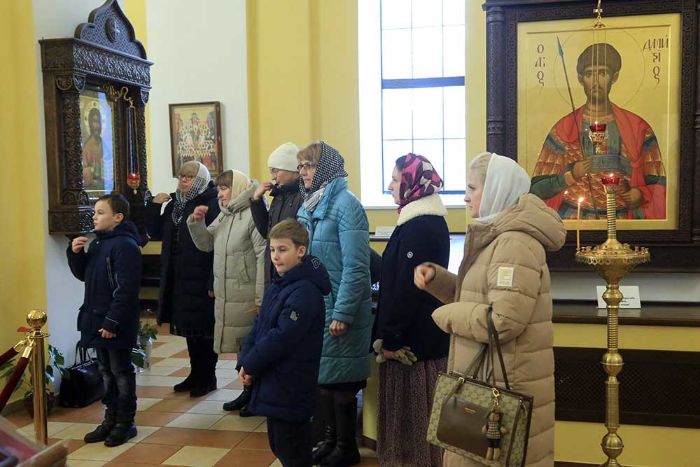 Состоялся благодарственный молебен в Никольском кафедральном соборе г. Бобруйска по случаю 20-летия Бобруйской епархии