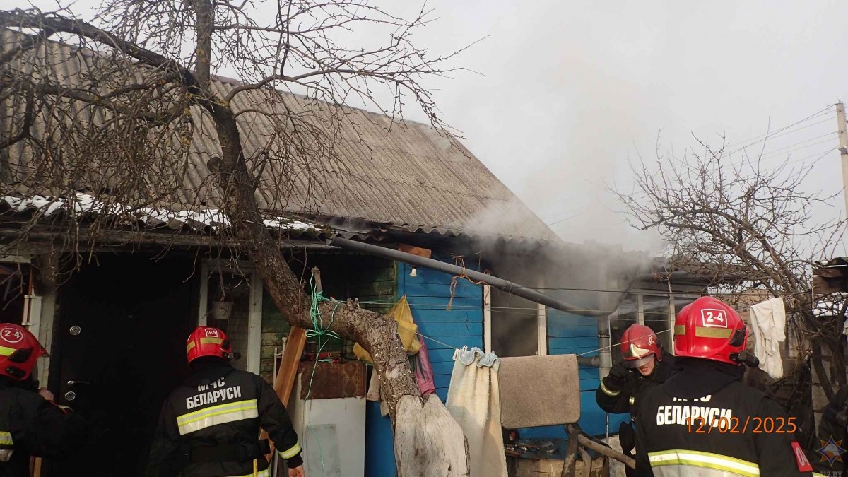 пожар в Бобруйске