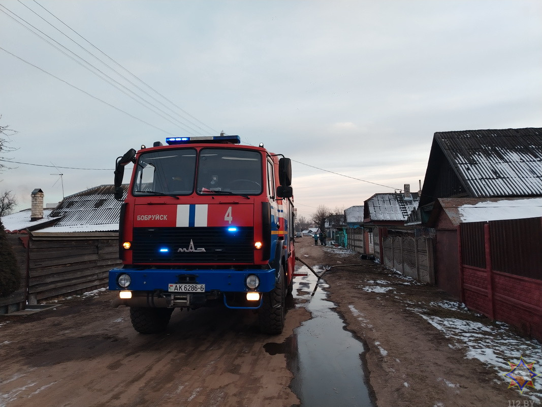 пожар в Бобруйске