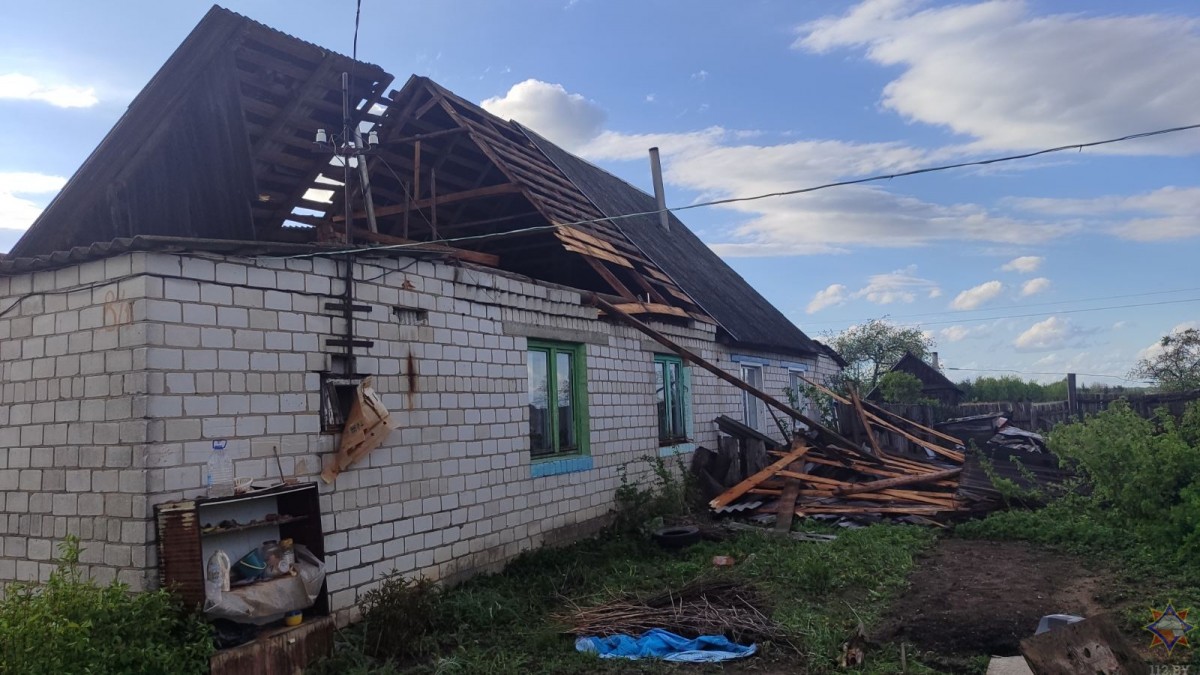Последствия непогоды в Бобруйском районе