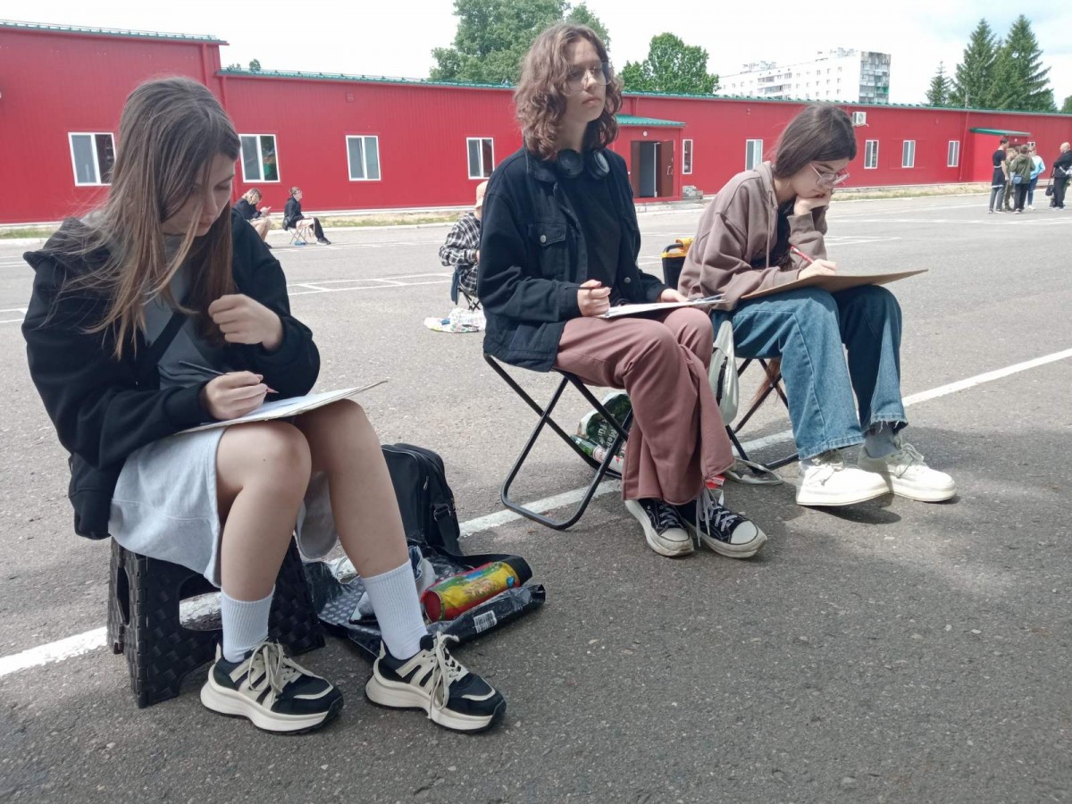 юные художники студии 