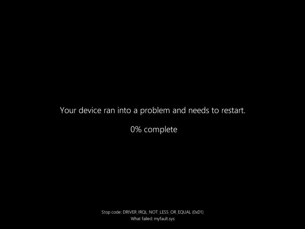«Синий экран смерти» в Windows станет черным. Уберут и смайлик :( «Синий экран смерти» в Windows станет черным. Уберут и смайлик :(