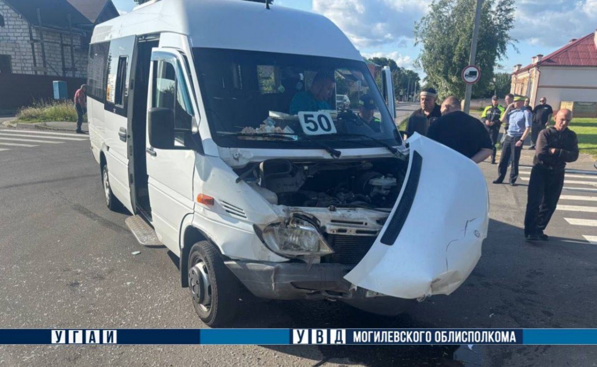 ДТП с маршруткой в Бобруйске