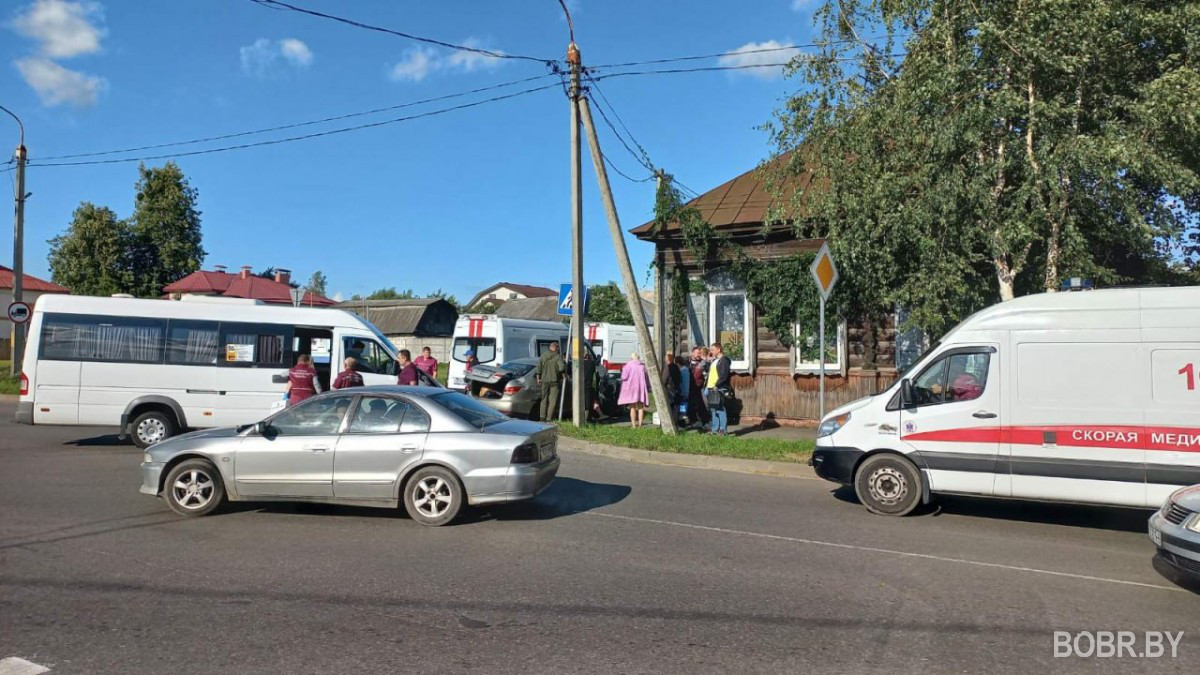 ДТП с маршруткой в Бобруйске